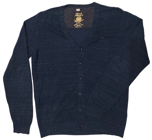 Diesel strickjacke herren navy - strickjacke,