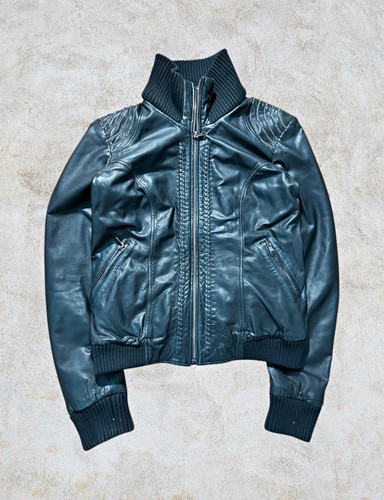 Damen vintage lederjacke - damen,